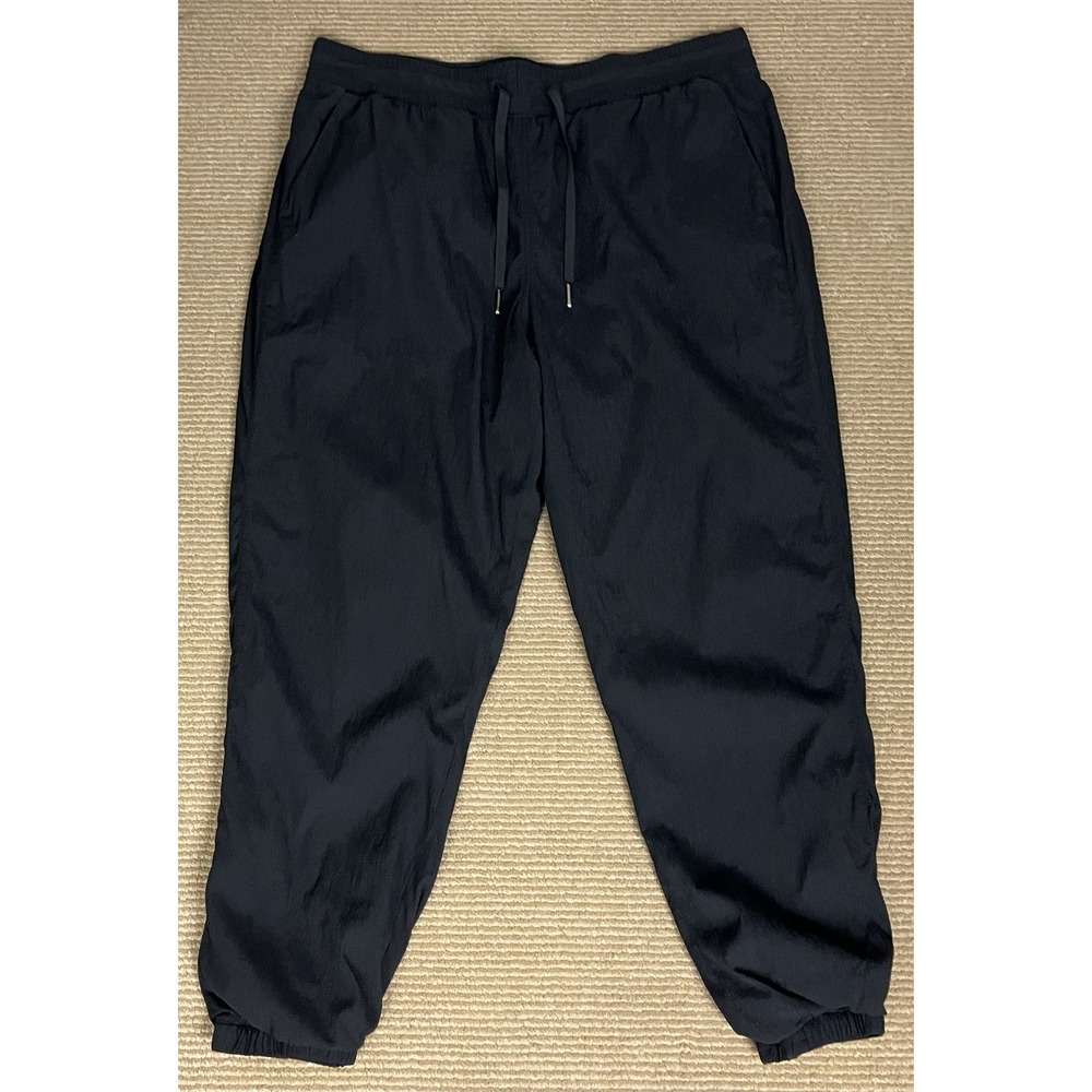 Lululemon Pants Women's Size 12 Black Lined Jogger Drawstring With Pockets